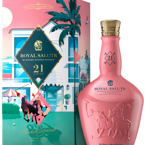 Chivas Regal Royal Salute 21 Years Miami Polo Edition +GB 40% 70cl Chivas Regal Royal Salute 21 Years Miami Polo Edition +GB 40% 70cl