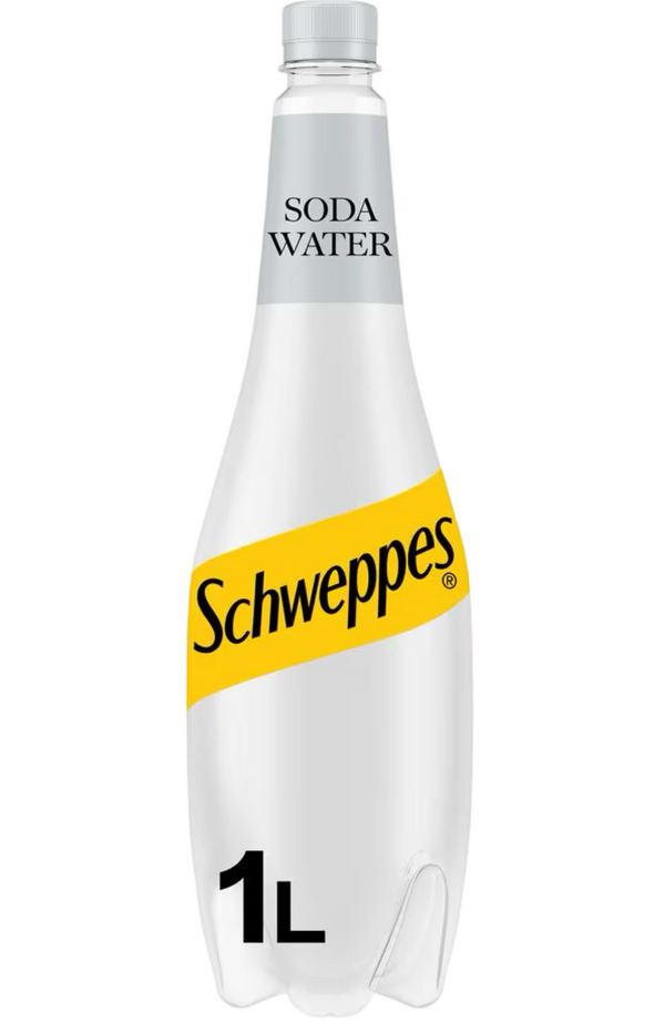 Schweppes Soda Water 1Ltr x 1 Bottle