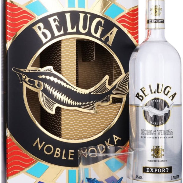 Beluga Noble + Gift Pack Glass 40% 70cl – Spades Wine & Spirits