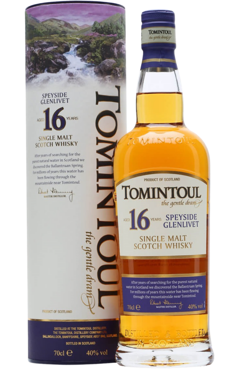 Tomintoul 16 Years + GB 40% 70cl