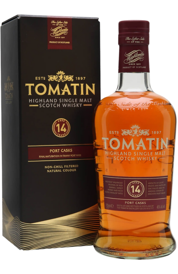 Tomatin 14 Years Portwood + GB 46% 70cl