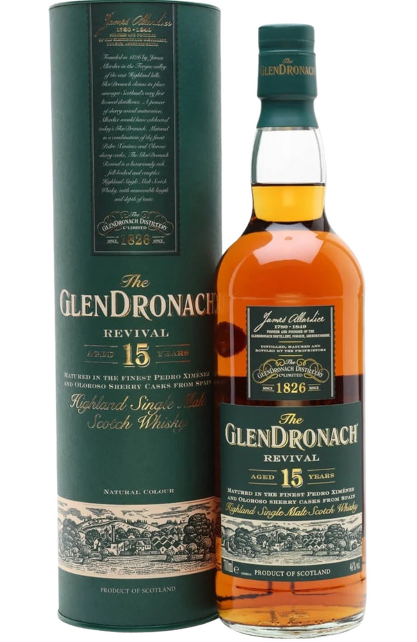 The Glendronach 15 Years Revival + GB 46% 70cl