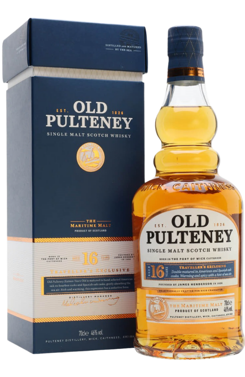 Old Pulteney 16 Years + GB 46% 70cl