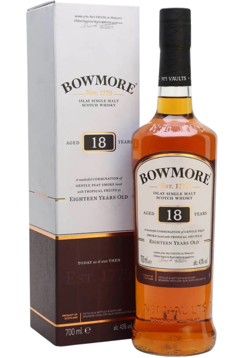 Bowmore 18 Years + GB 43% 70cl
