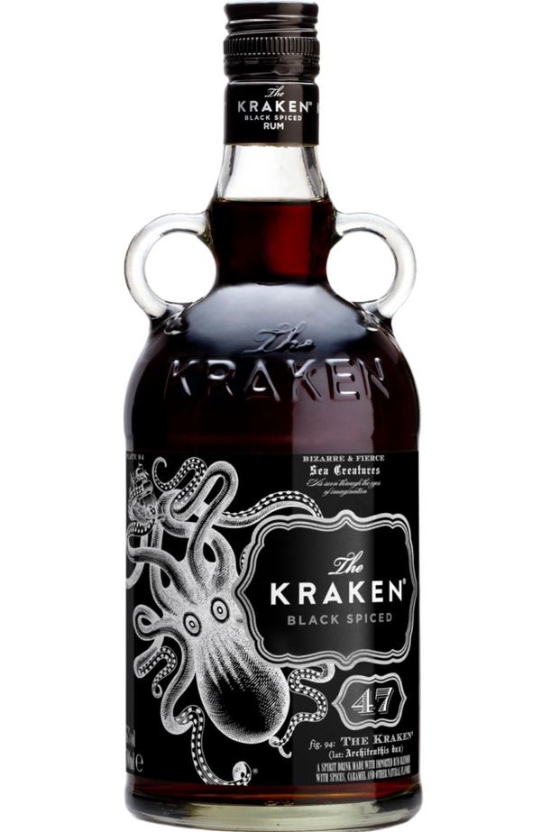 Kraken 47 Black Spiced Rum - Black Label 70cl 47%