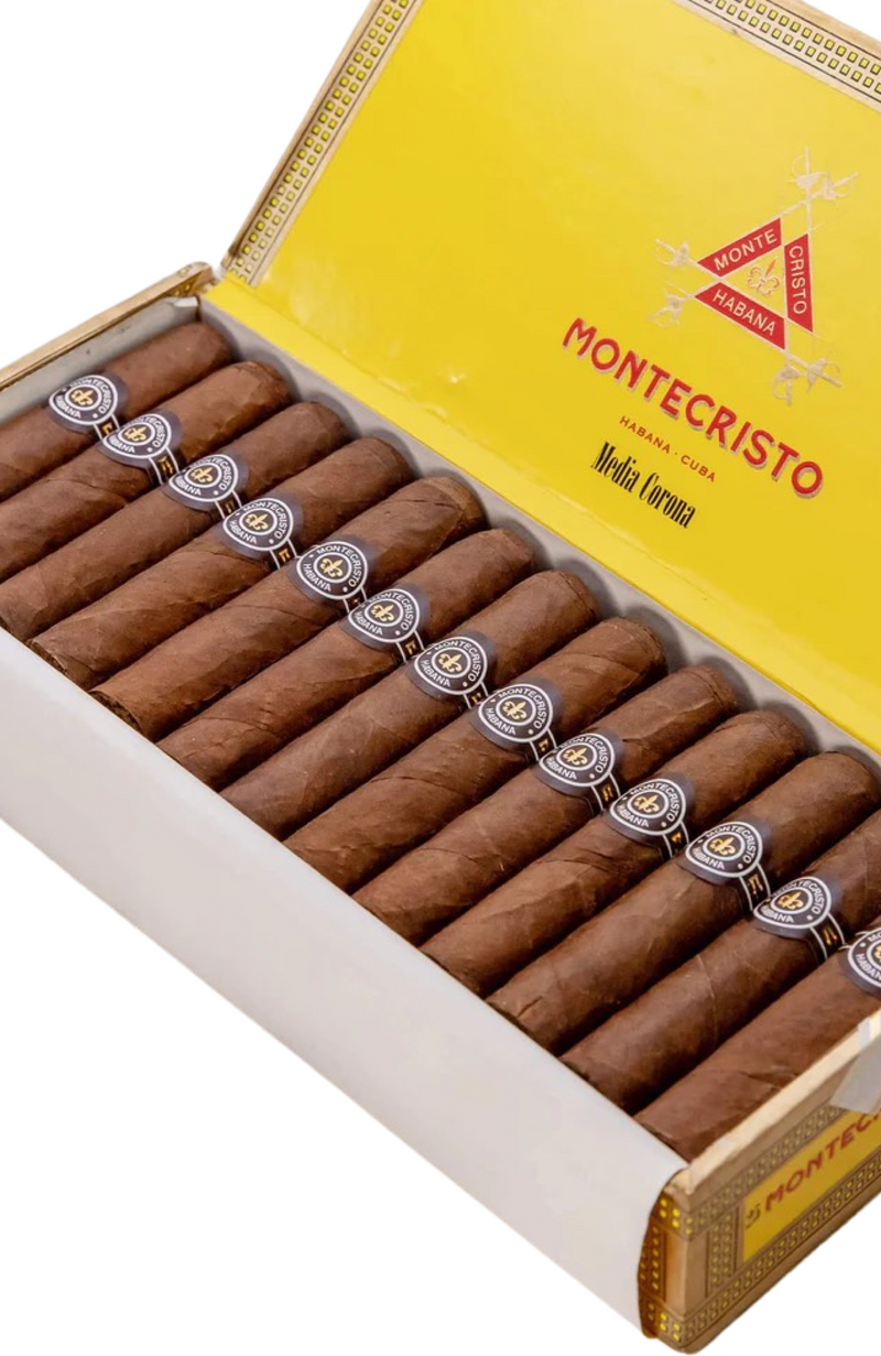 Montecristo Media Corona x Box of 25 Cigars