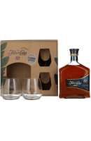 Flor De Cana 12 YO Gift Set + Glasses 40% 70cl