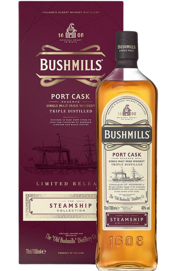 Bushmills Steamship Port Cask 40% 70cl