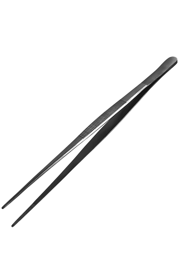 Paderno - Cocktail tweezers black tongs 30cm