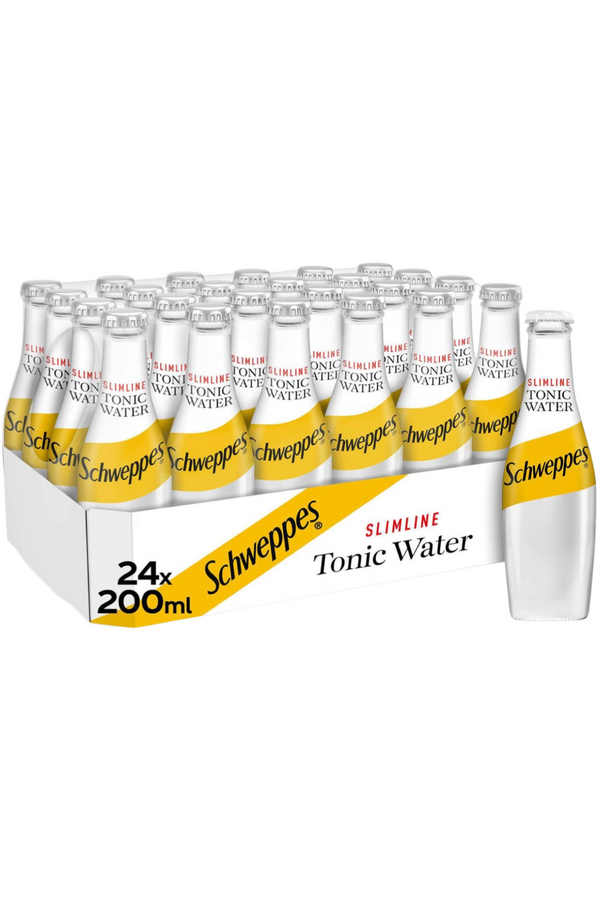 Schweppes Sugar Free Slim Tonic Water 200ml x 24 bottles