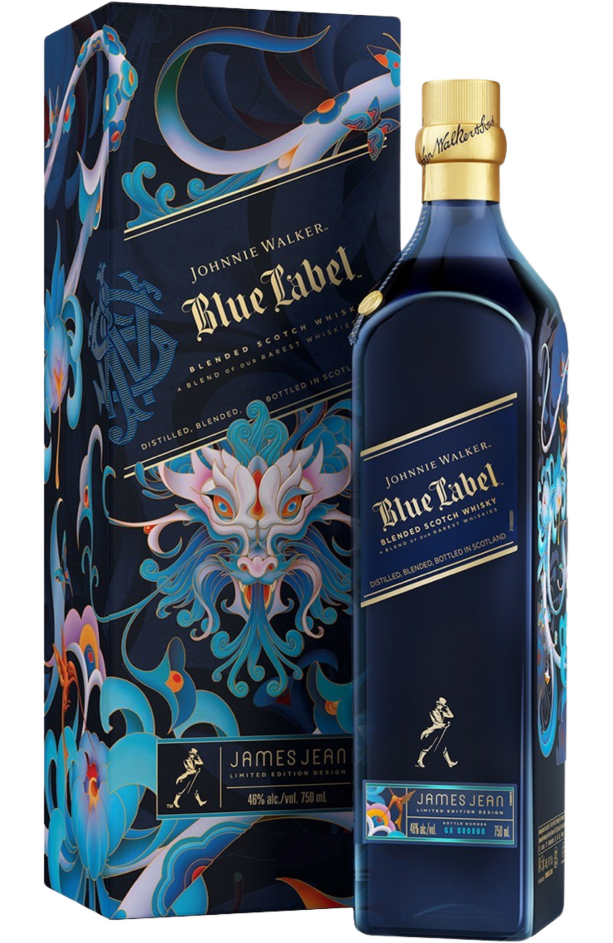 ウイスキー Johnnie Walker Blue Label 40% James Jean Buy Johnnie Walker Blue Label Whisky 70cl. We deliver around