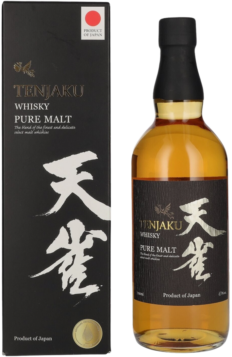 Tenjaku Pure Malt Whisky + GB 43% 70cl