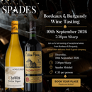 Burgundy & Bordeaux Tasting Event hosted by Aaron Rizzo 10th September 2026 x 1 Person