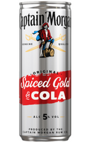 Captain Morgan Spiced Gold & Cola 5% 250ml (Can)