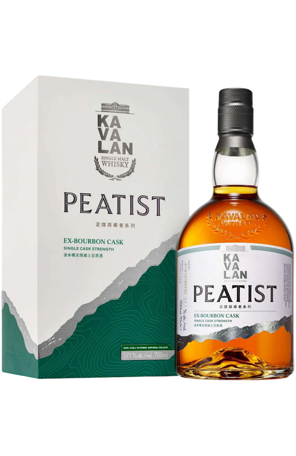 Kavalan Peatist Ex Bourbon Cask 54% 70cl – Spades Wine & Spirits