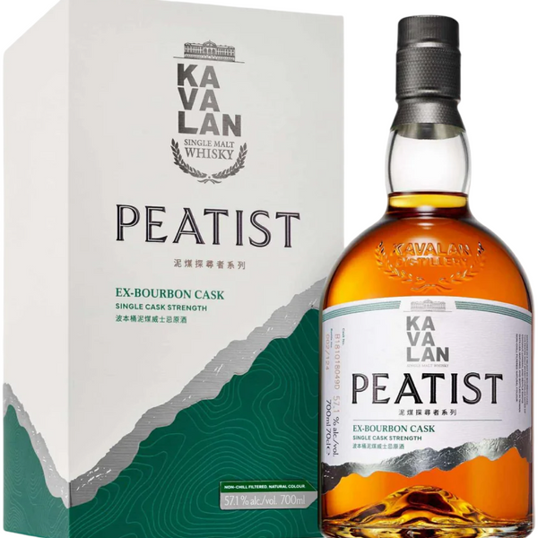 Kavalan Peatist Ex Bourbon Cask 54% 70cl – Spades Wine & Spirits