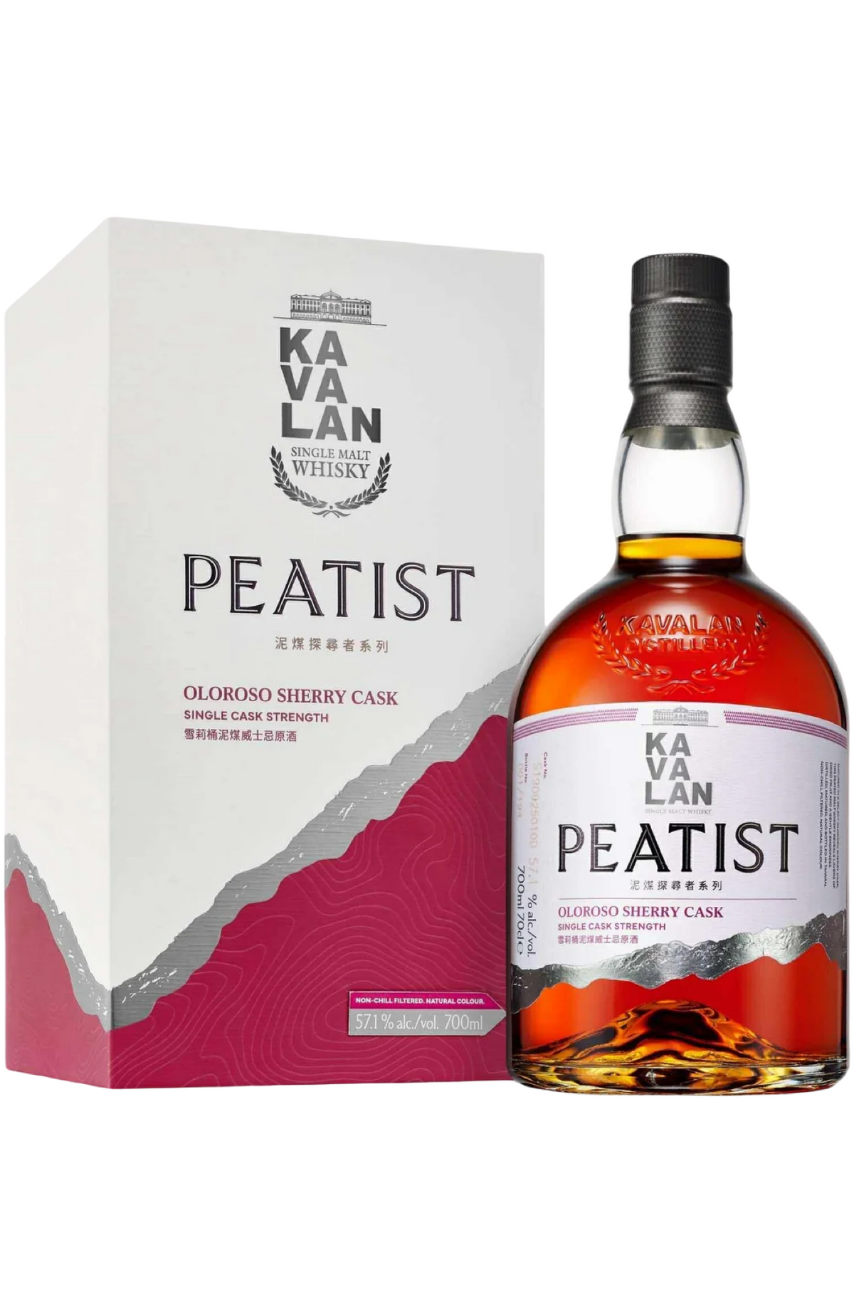 Kavalan Peatist Olorosso Sherry Cask + GB 70cl