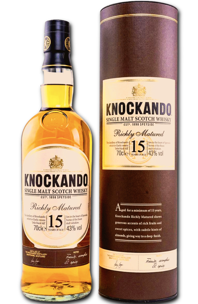 Knockando 15 Years Richly Matured + GB 43% 70cl