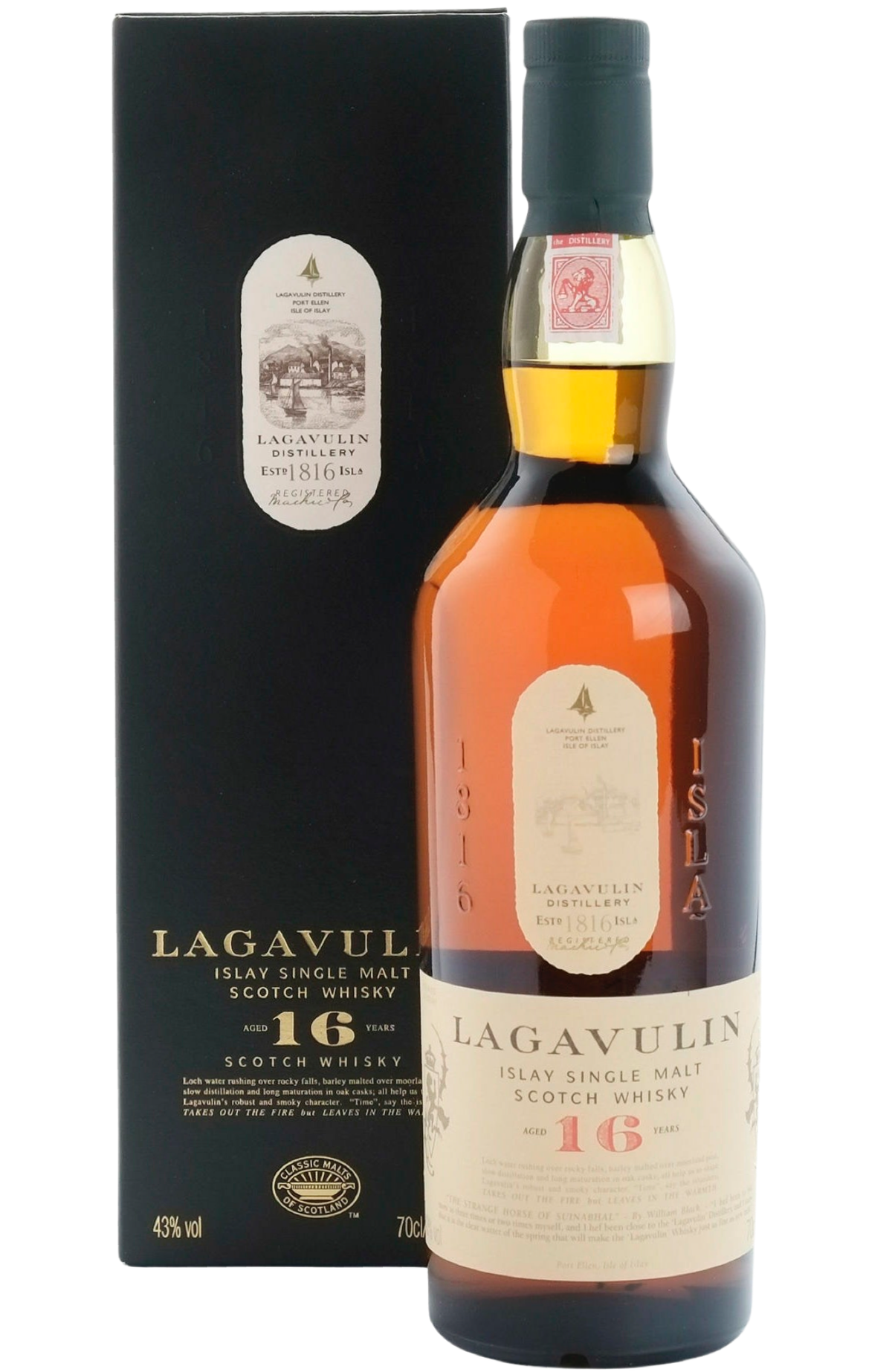 Lagavulin 16 Year Old ウイスキー 700ml 43% Lagavulin 16 Year Old - The Whisky Shop - San Francisco