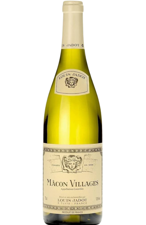 Louis Jadot Macon-Lugny 75cl bottle from Spades Wines & Spirits. A fresh and approachable white wine from the Maconnais region in Burgundy, France, crafted from 100% Chardonnay grapes. This wine presents bright aromas of citrus, white flowers, and apple, with a smooth, fruity palate and a refreshing finish. Ideal for pairing with light seafood dishes, poultry, and creamy pastas.