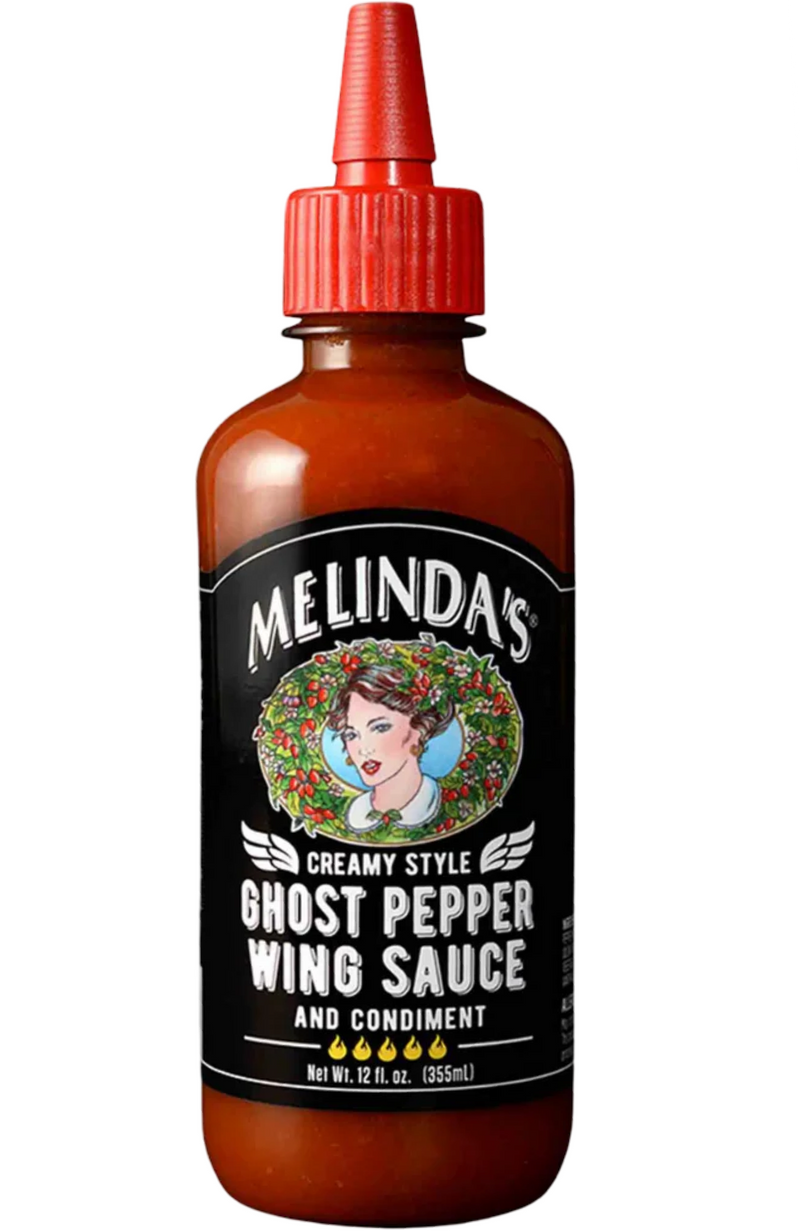 Melinda's Ghost Pepper Wing Sauce Hot Sauce 355ml