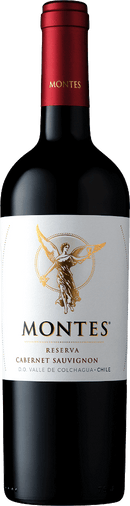 Montes Cabernet Sauvignon Reserva 14% 75cl by Spades Wines & Spirits, a smooth and well-balanced Chilean red wine with flavors of ripe blackberry, plum, and subtle oak. Perfectly paired with grilled meats, pasta dishes, and hard cheeses. Ideal for casual dinners and everyday enjoyment. 