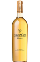 Mouton Cadet Reserve Sauternes 13.5% 75cl by Spades Wines & Spirits, a luxurious French dessert wine with rich flavors of honey, apricot, and candied citrus. Perfectly paired with foie gras, blue cheese, and fruit-based desserts. Ideal for indulgent meals and special occasions.