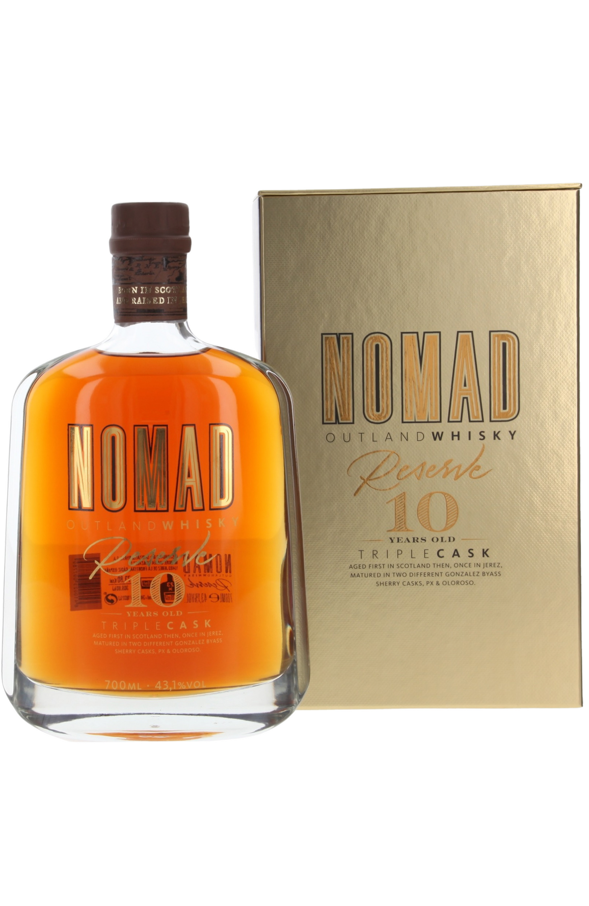 【早いもの勝ち】AMERICAN NOMAD BILL DANFORTH Buy Nomad 10 Years Outland Triple Cask + GB 43,1% 70cl. We deliver