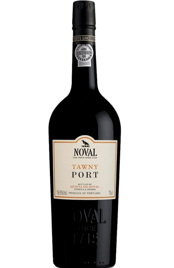 Noval Tawny Port is a refined fortified wine from Portugal's Douro Valley, offering a brilliant amber hue. Its bouquet reveals aromas of dried fruits, toasted nuts, caramel, and a hint of spice. On the palate, it is smooth and velvety, with flavors of raisins, figs, and a subtle nutty finish. Aged in oak casks, it achieves a harmonious balance of sweetness and acidity. Ideal as a dessert wine, it pairs wonderfully with nut-based desserts, dried fruits, or soft cheeses. 