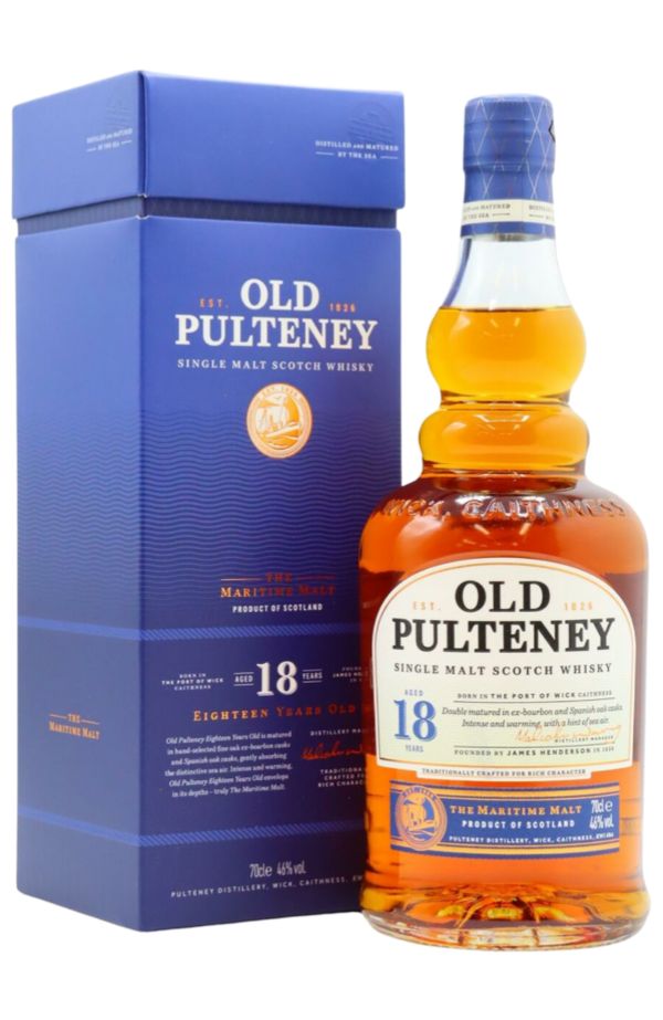 Old Pulteney 18 Years + GB 70cl