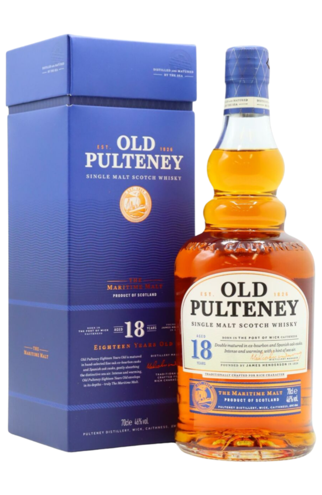 Old Pulteney 18 Years + GB 70cl