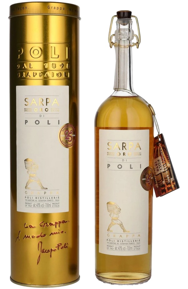 Poli Sarpa Oro Barrique + GB 40% 70cl