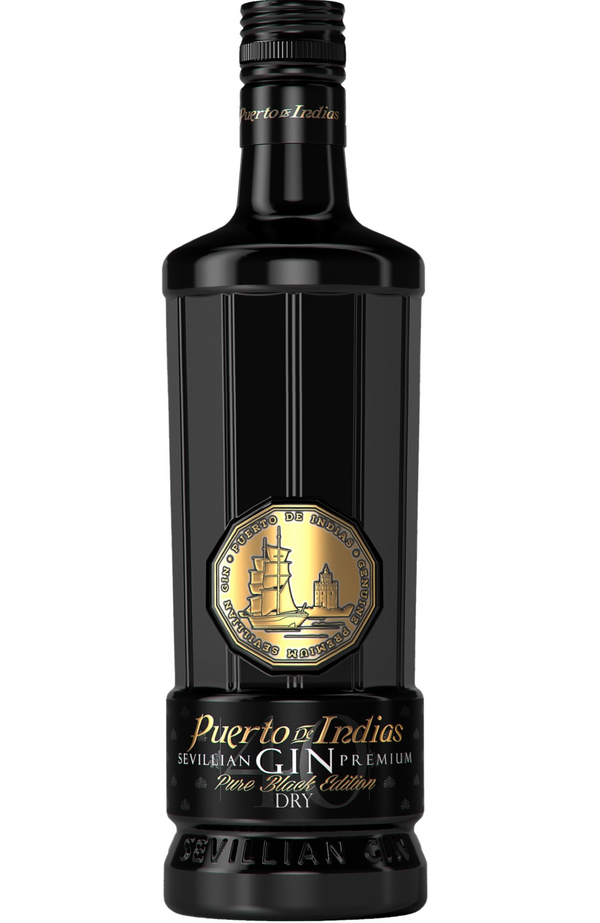 Puerto de Indias Black Gin 40% 1Ltr