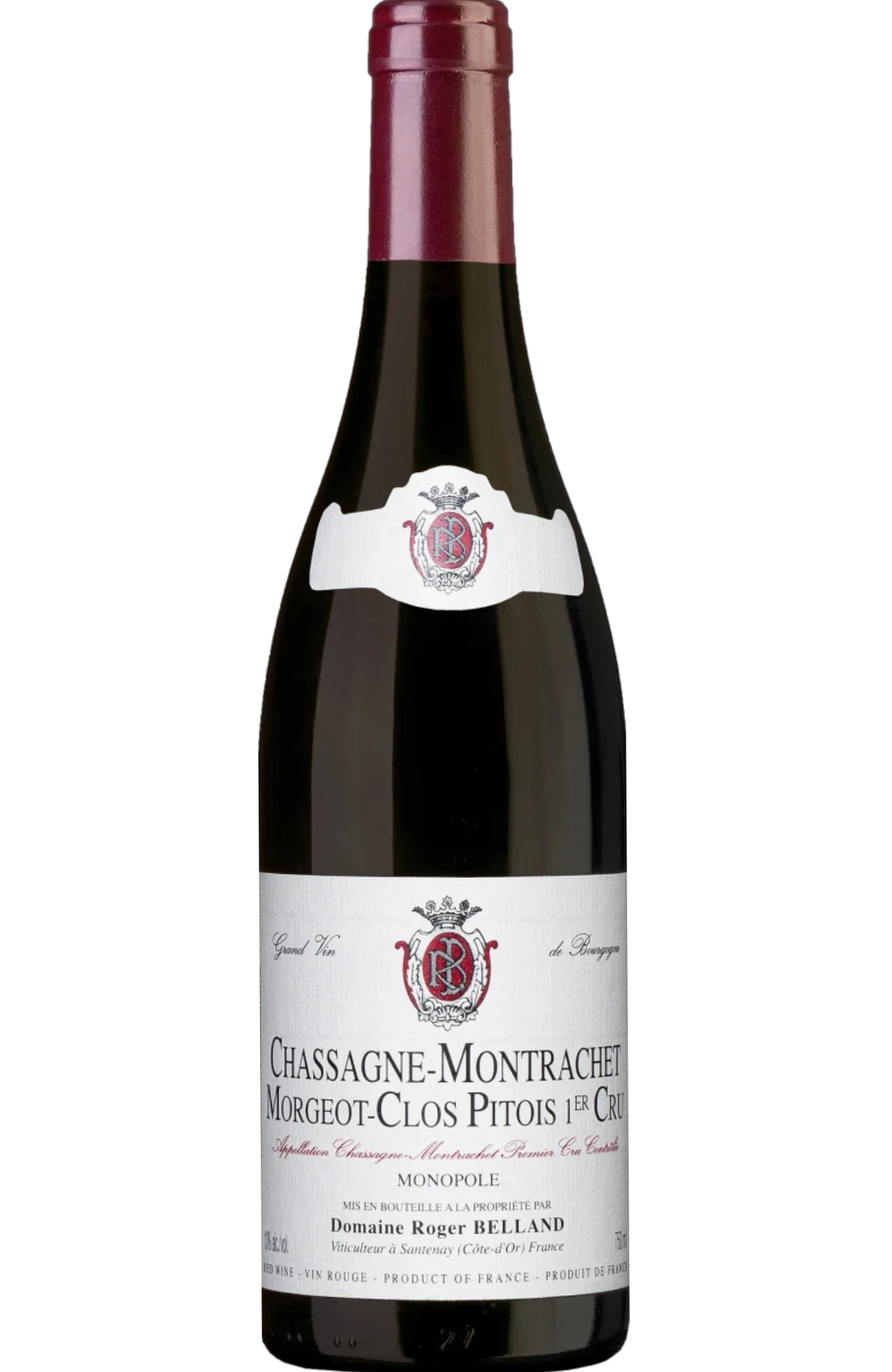 Domaine Roger Belland - Chassagne-Montrachet Rouge 1er Cru Clos Pitois ...