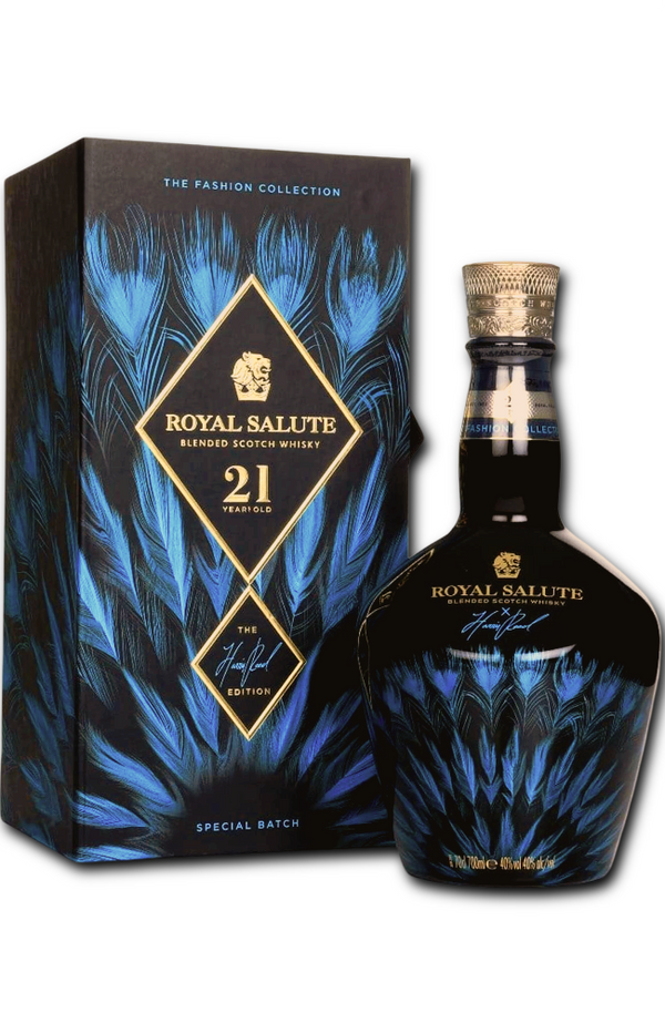 Royal Salute 21 Years Harris Reed Blue Edition + GB 40% 70cl