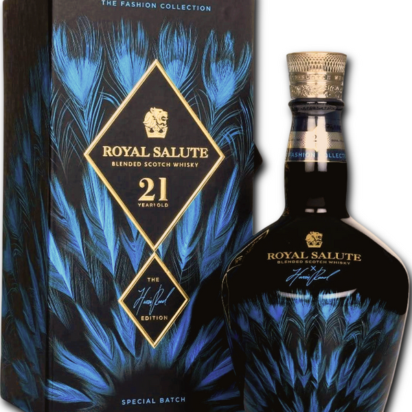 Royal Salute 21 Years Harris Reed Blue Edition + GB 40% 70cl