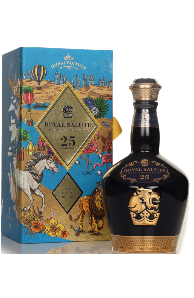 Royal Salute 25 Years Small Batch TRE + GB 40% 70cl
