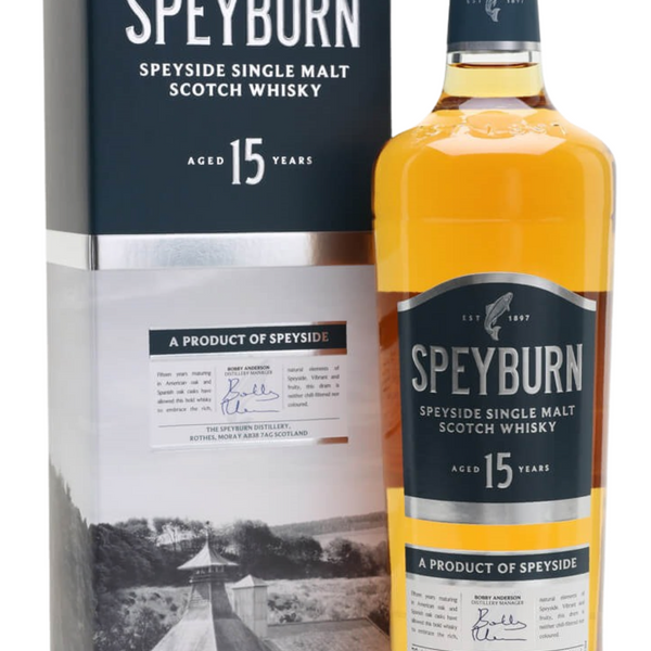 Speyburn 15 Years + GB 46% 70cl – Spades Wine & Spirits | 4000+