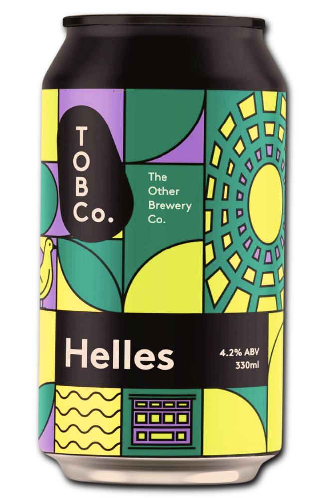 TOBCo - HELLES, PALE LAGER4.2%  33cl x 1 Can