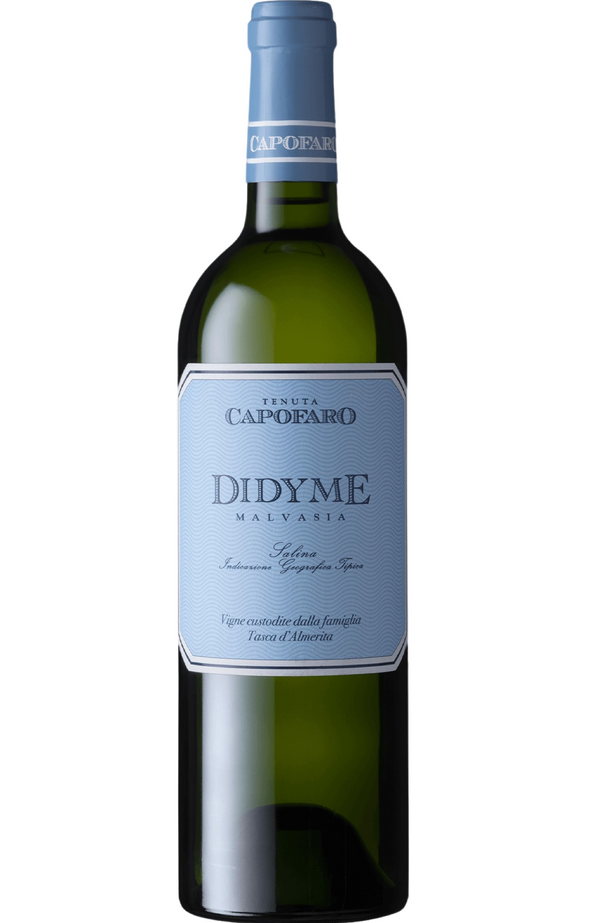 Tenuta Capofaro - Didyme Malvasia 75cl from Spades Wines & Spirits. A captivating Sicilian white, this Malvasia offers vibrant aromas of tropical fruits, citrus, and a delicate floral bouquet. Its smooth, slightly sweet palate is balanced by refreshing acidity and a mineral edge, making it a perfect pairing for seafood, soft cheeses, and fresh salads. A true expression of the Sicilian terroir.