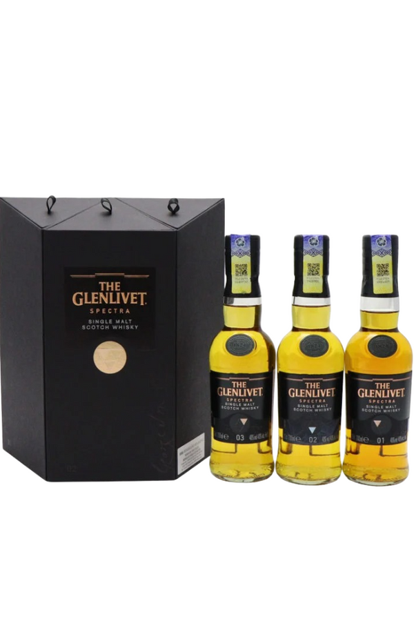 The Glenlivet Spectra 40% Set of 3 x 20cl – Spades Wine & Spirits