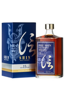 The Shin Mizunara 15 Years Japanese Whisky + GB 48% 70cl
