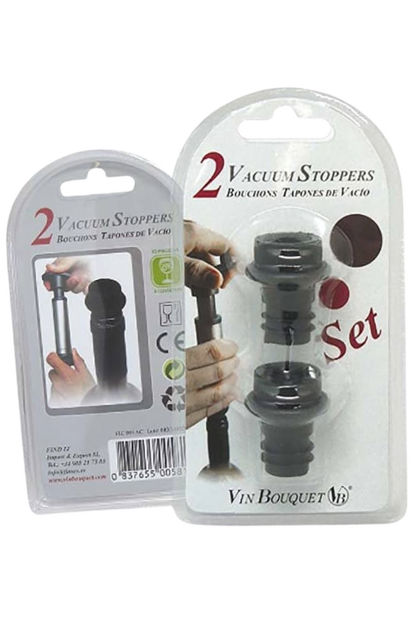 VIN BOUQUET - Stoppers for Vacuum Pump x 2 pcs