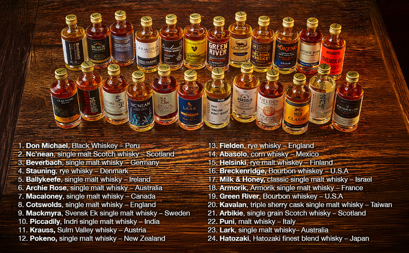 Whisky Tour Of The World 48% 24 x 5cl (1.2 LTR Advent Calendar)