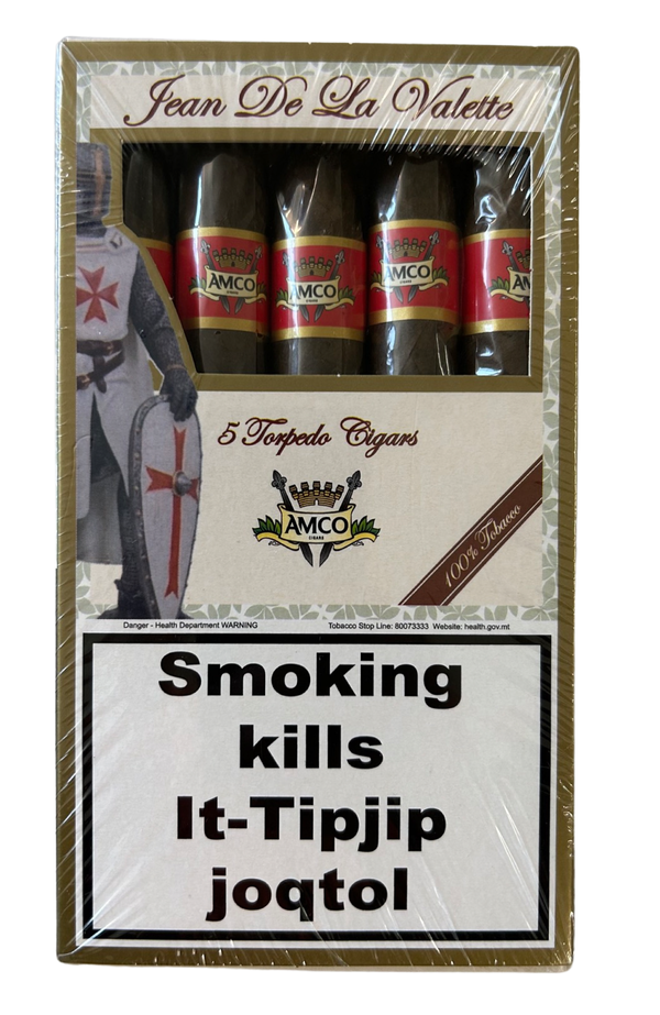 Jean De La Valette - Torpedo Cigars x 5 pack (Amco)