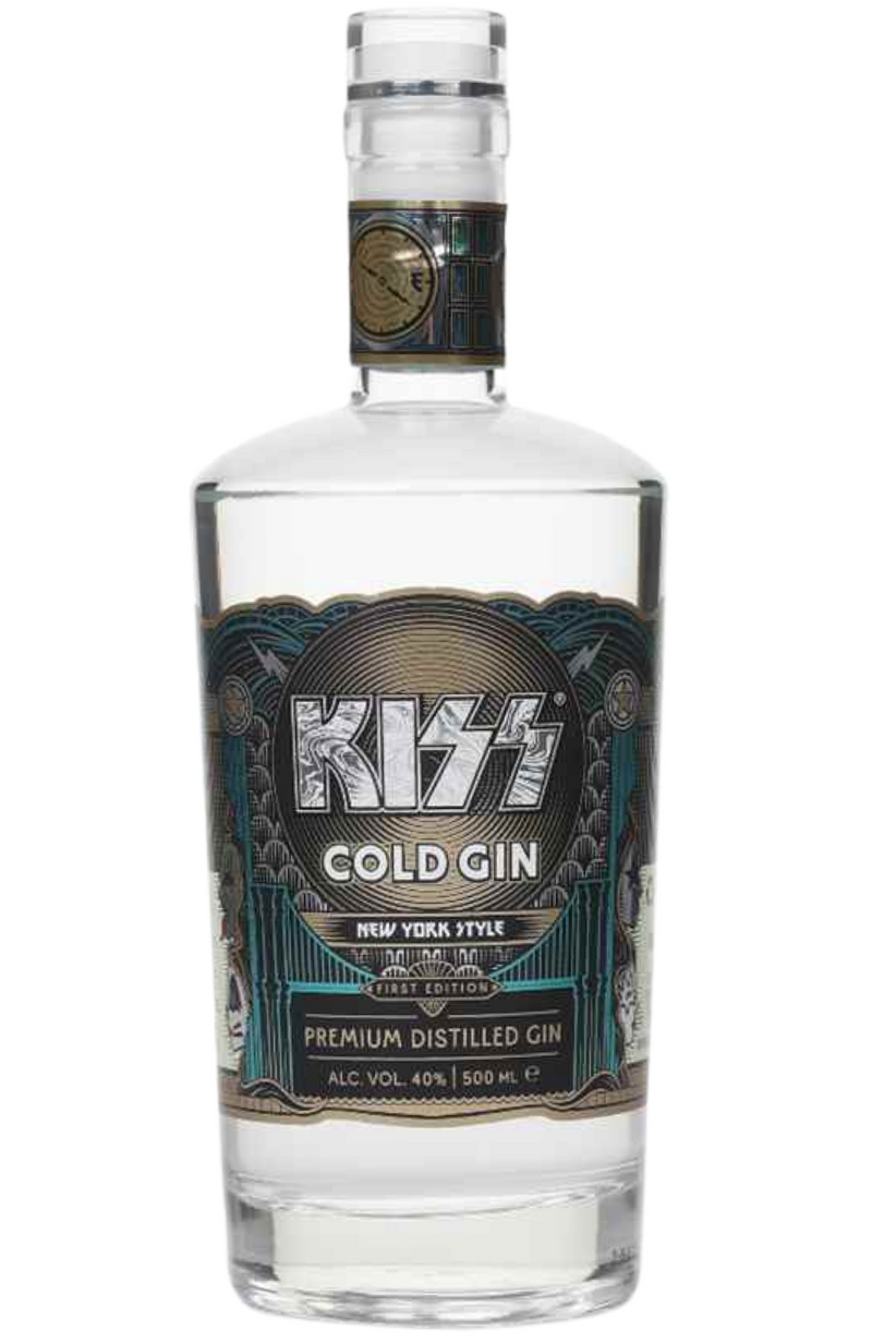 KISS Cold Gin New York Style 40% 50cl