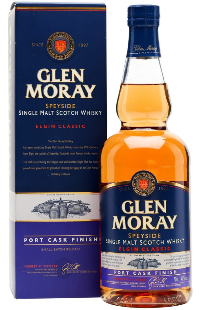 Glen Moray Classic Port Cask Finish (70cl, 40%) | Buy Whisky Malta 