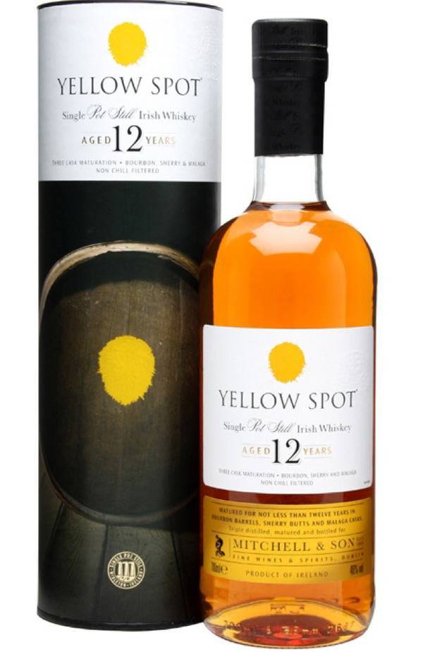 Yellow Spot 12 Year Old Single Pot Still Irish Whiskey Distillery Bottling 70cl 46% | Buy Whisky Malta 