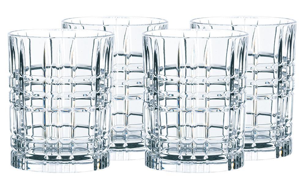 Nachtmann - CRYSTAL Square Whisky Tumbler Set of 4 – Spades Wine & Spirits  | 4000+ Brands
