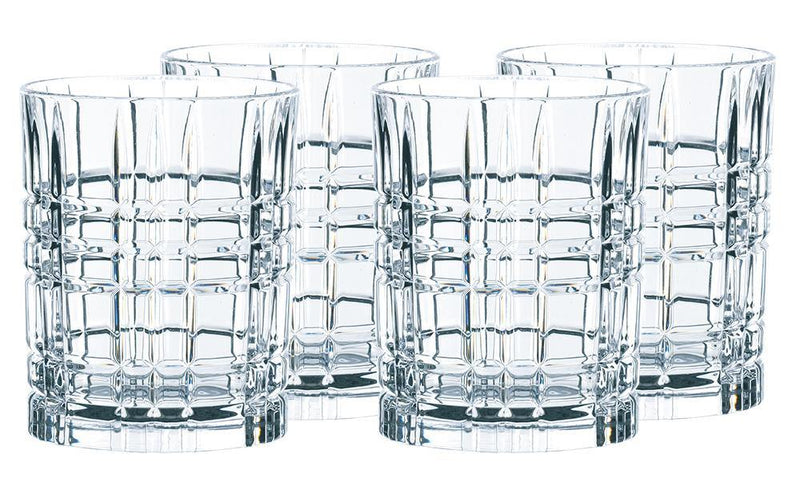 CRYSTAL Square Whisky Tumbler Set of 4 - NACHTMANN - Spades Wines & Spirits 
